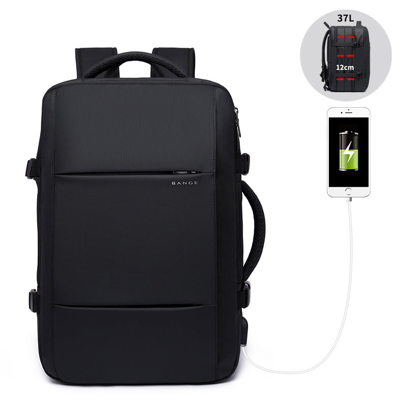 Men's Waterproof Expandable Backpack for Business Travel