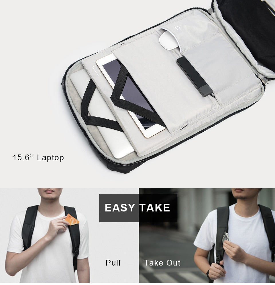 ClickPack Pro Anti-Theft Backpack with USB Charging