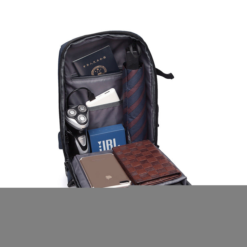 Men's Waterproof Anti-Theft USB Charging Sling Bag
