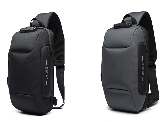 Multifunctional Waterproof Anti-Theft Shoulder Bag with USB