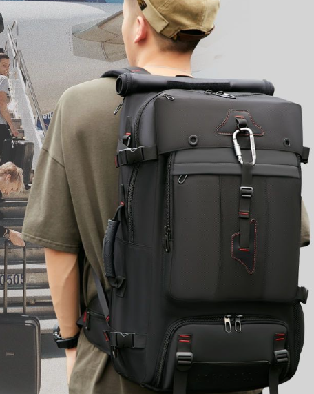 Large Capacity Waterproof USB Travel Backpack (One Item)