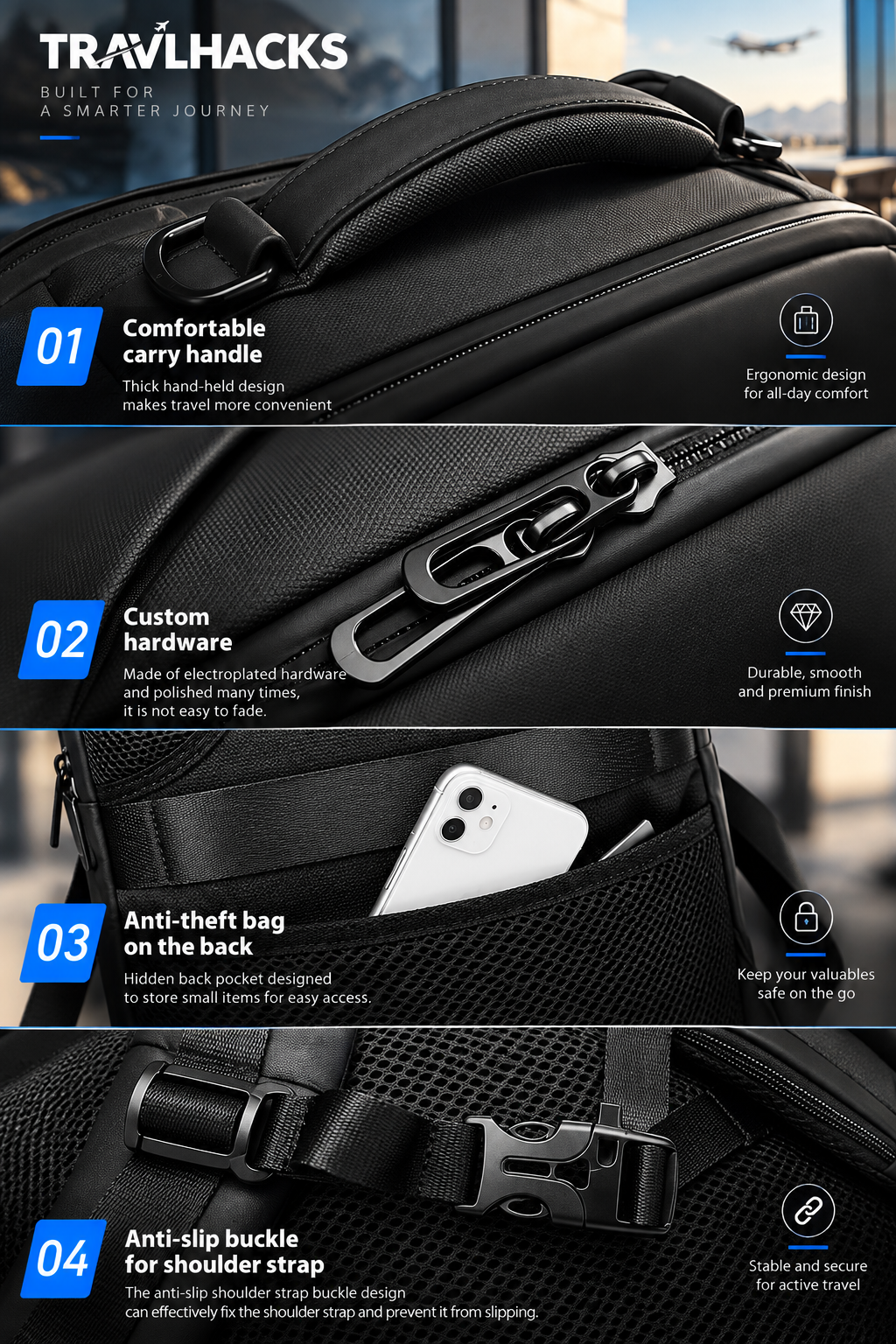AxisPro Travel Backpack