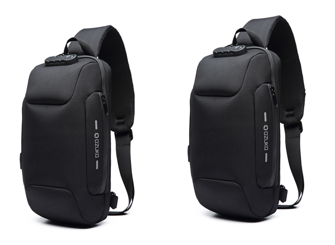 Multifunctional Waterproof Anti-Theft Shoulder Bag with USB