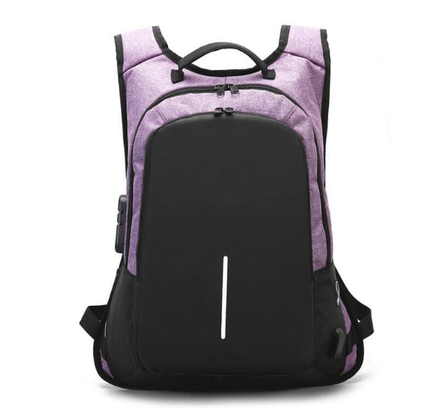 Creative Men's Backpack with USB and Lock (Anti-Theft)