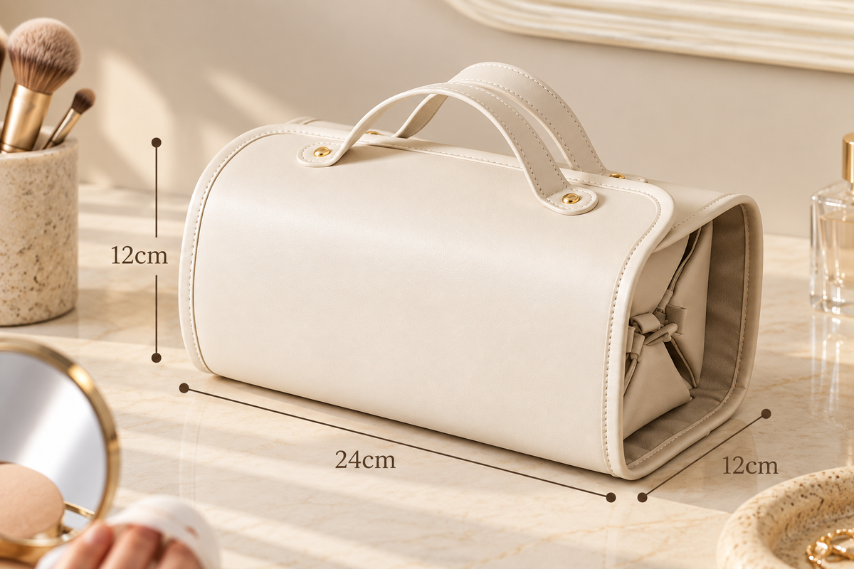 GlamFold Travel Cosmetic Bag