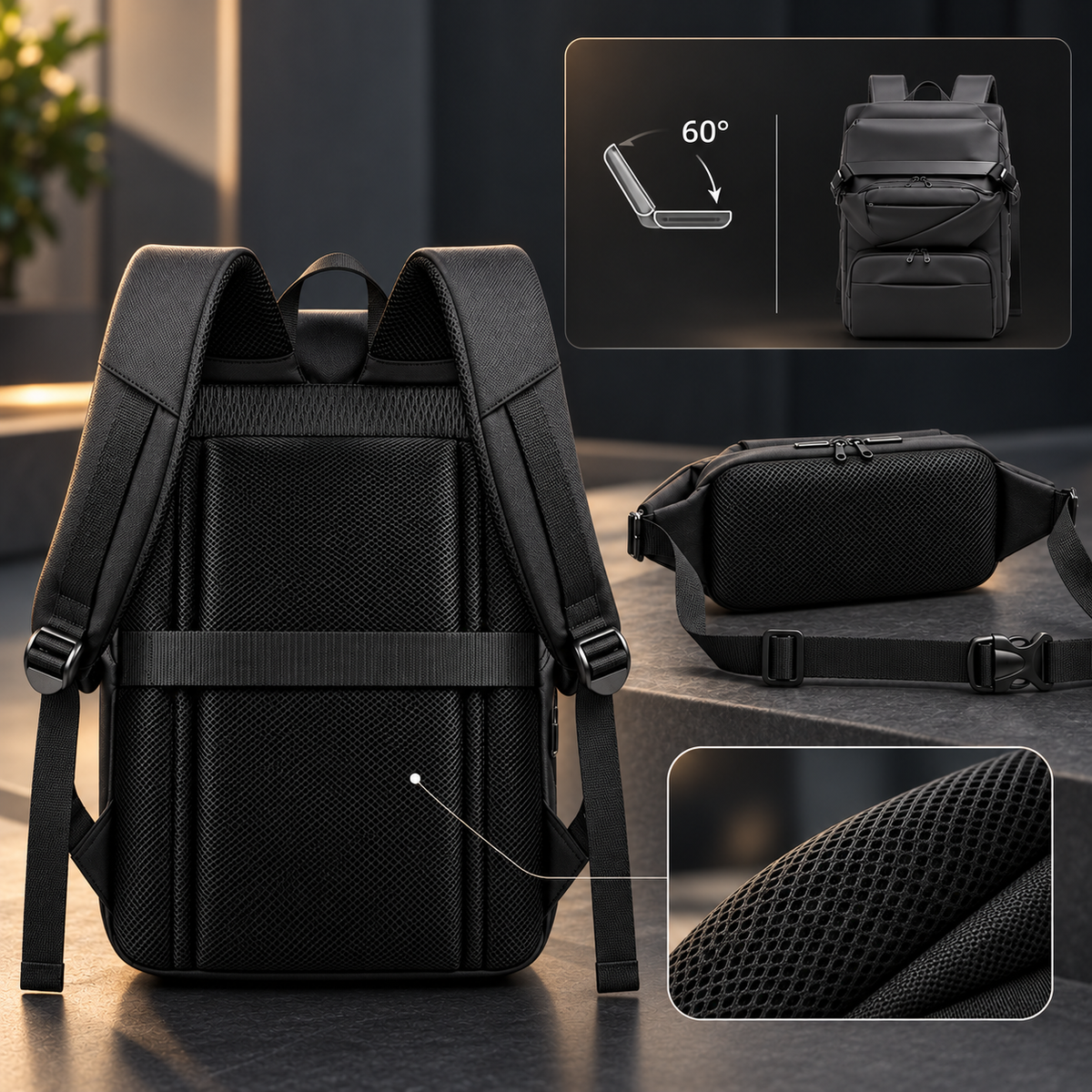 ModuPack Travel Backpack