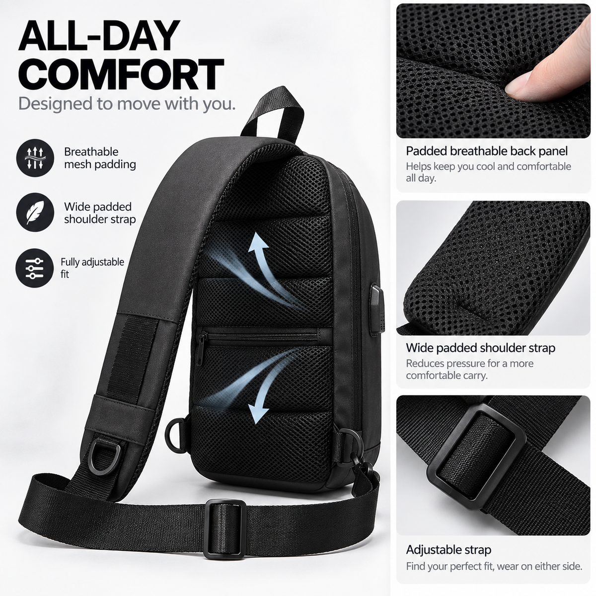 PaceSling Crossbody Bag