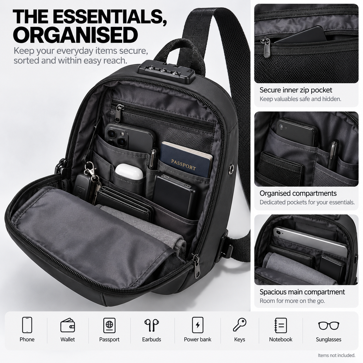 PaceSling Crossbody Bag