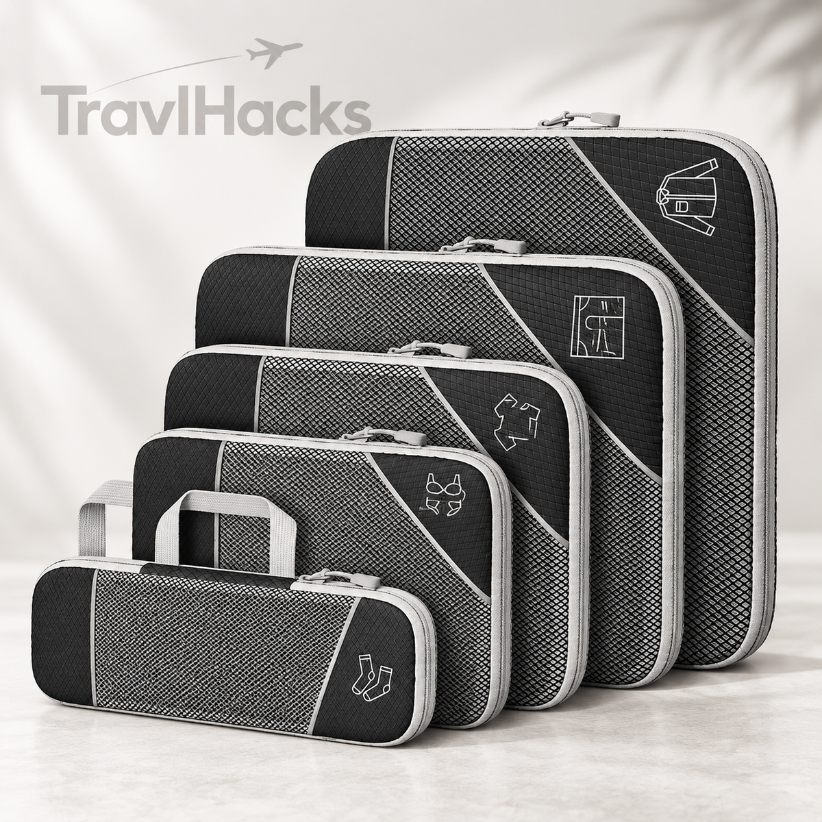 PackFlex Compression Packing Cube Set