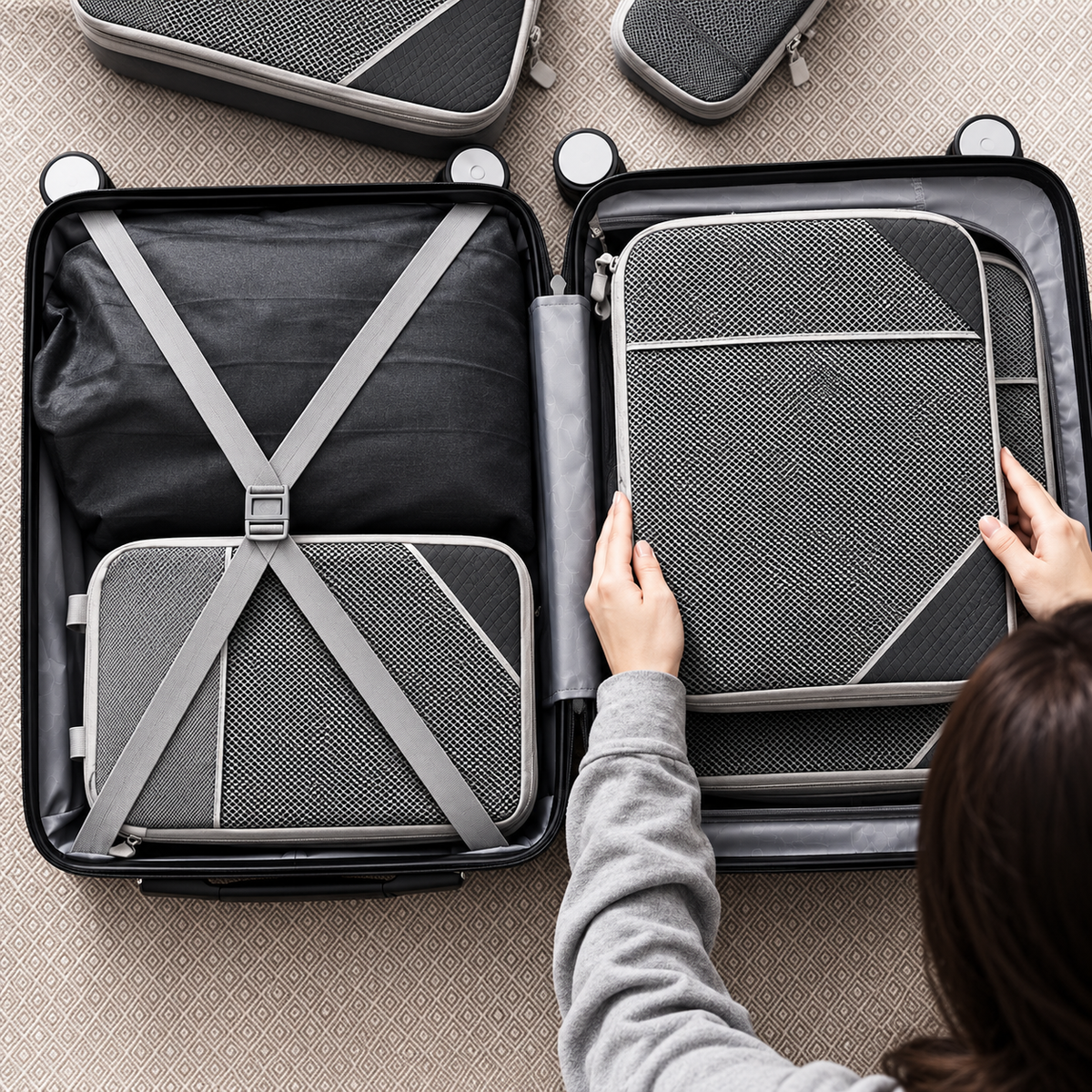 PackFlex Compression Packing Cube Set