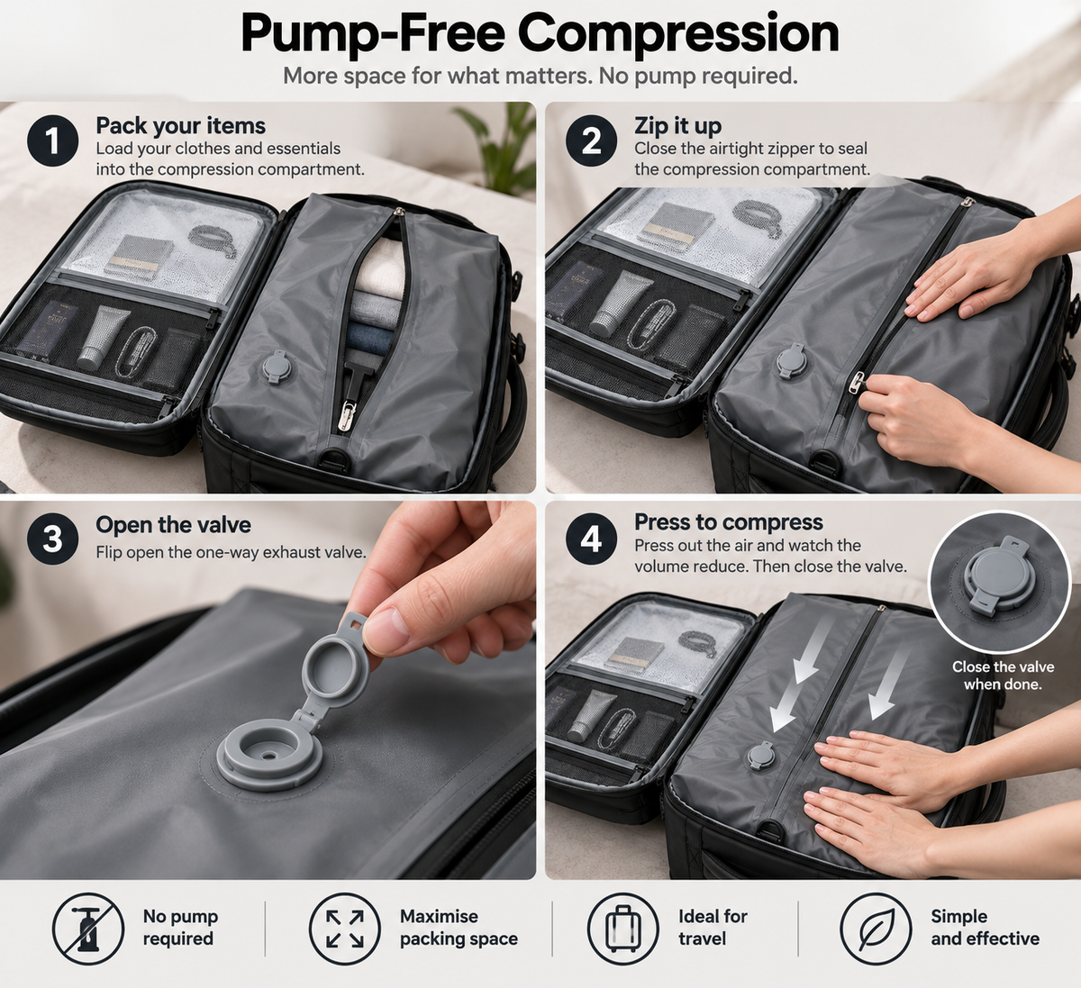 PackMax Signature Travel Backpack