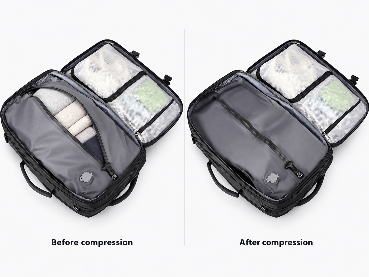 PivotPack Vacuum Compression Backpack