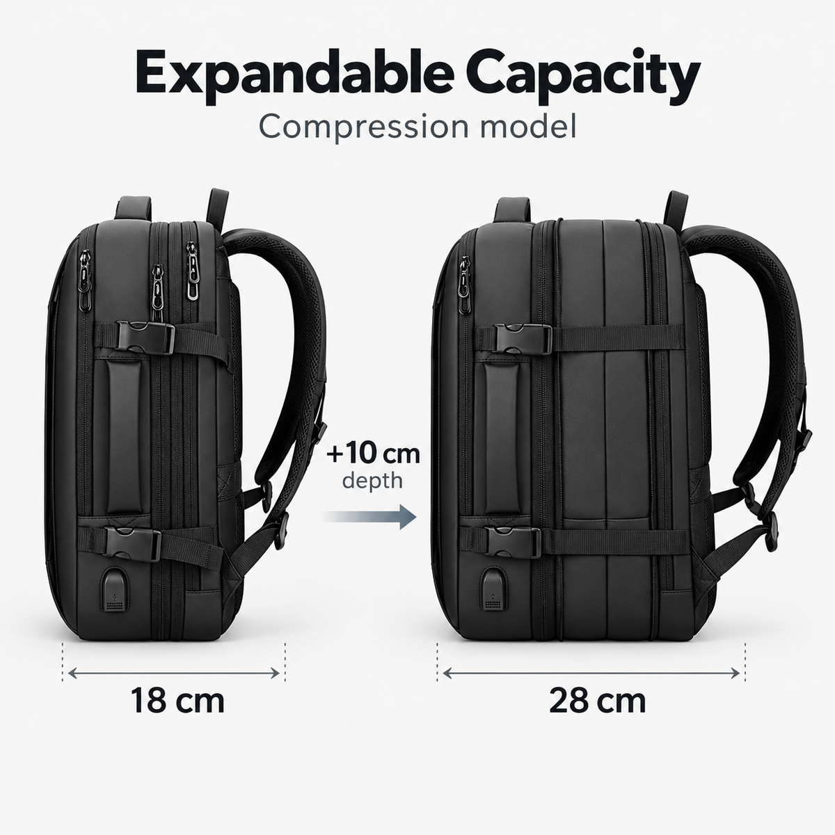 RouteFlex Travel Backpack