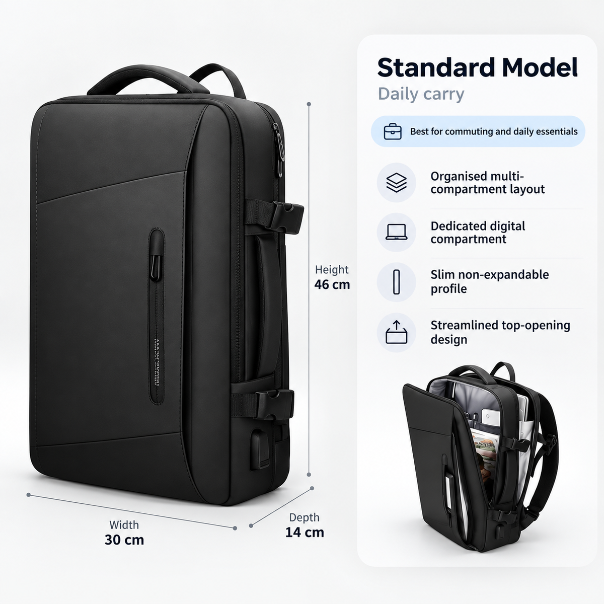 RouteFlex Travel Backpack
