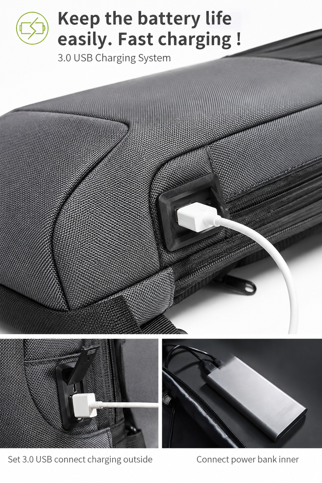 SecureSling Anti-Theft Crossbody Bag
