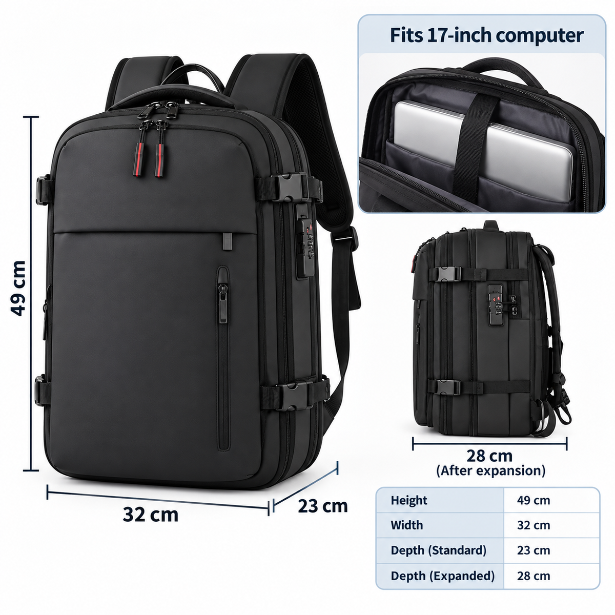 ShiftPack Vacuum Compression Backpack