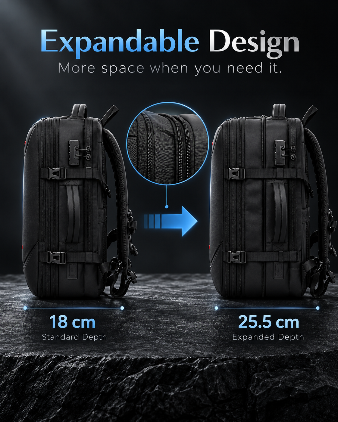 VantaPack Vacuum Compression Backpack