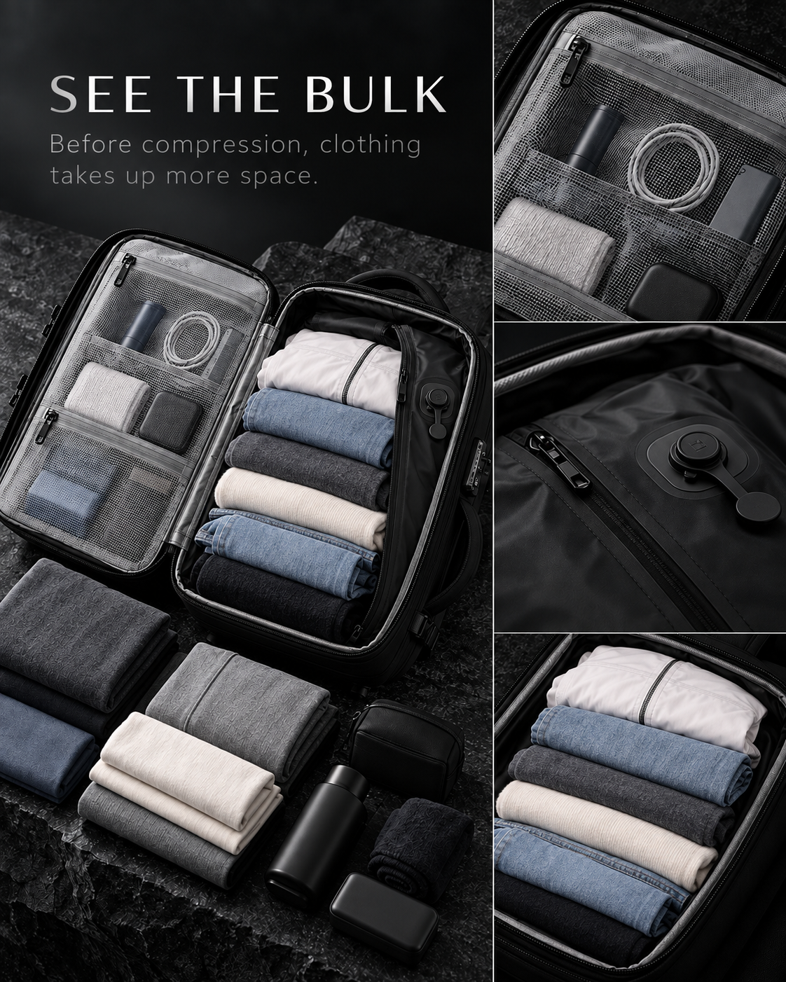 VantaPack Vacuum Compression Backpack