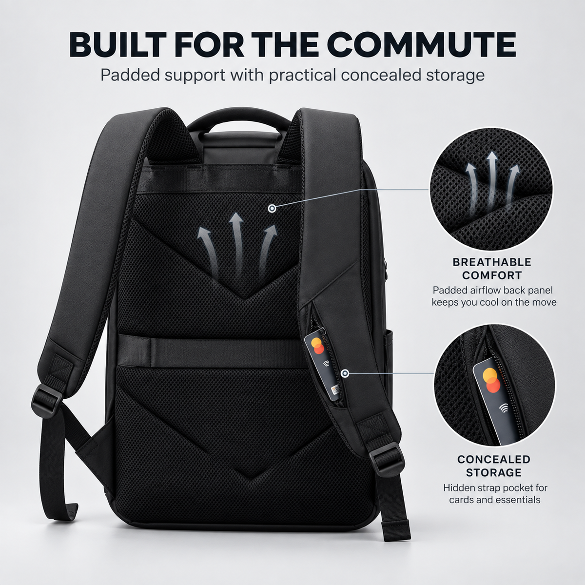 VaultCarry Anti-Theft Backpack