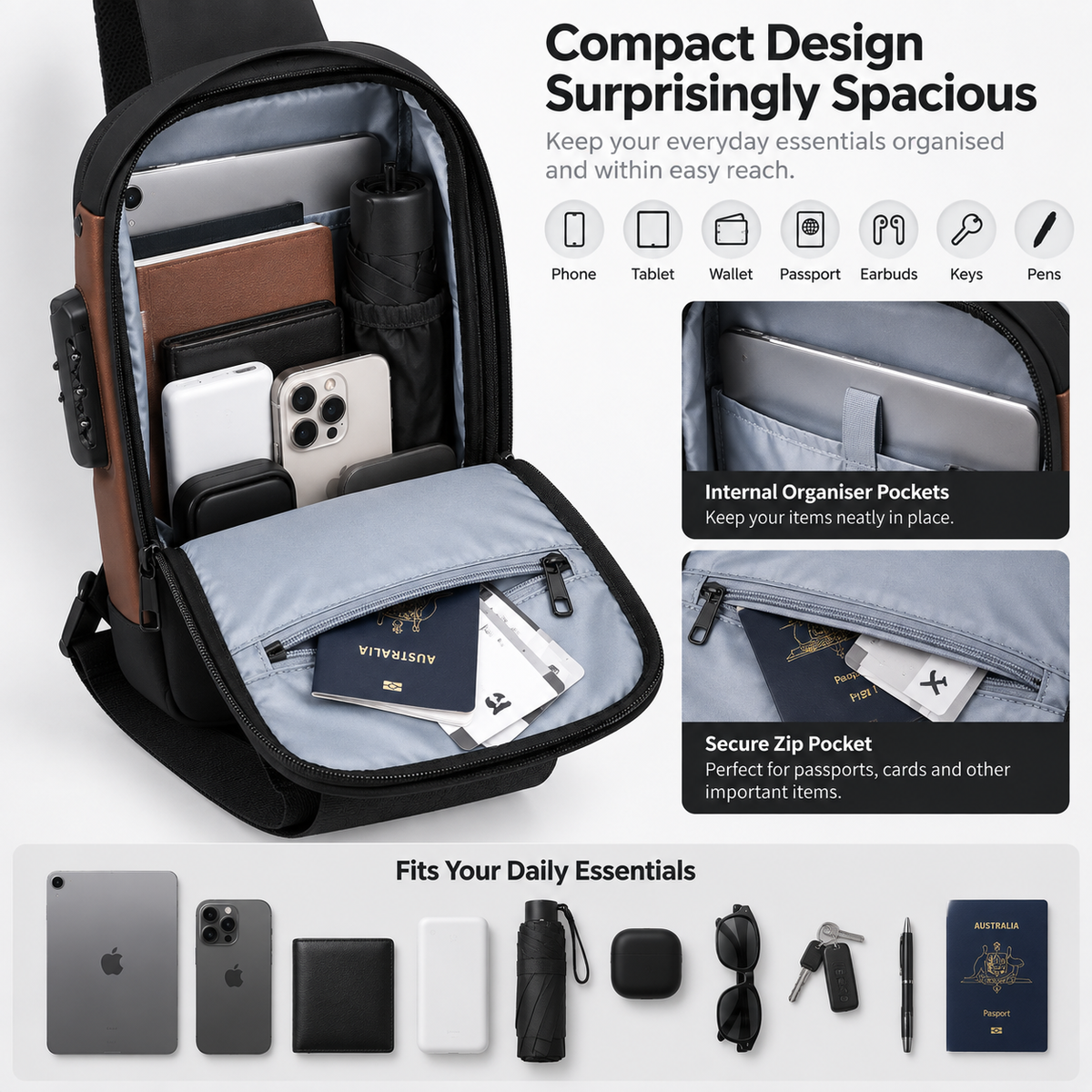 VaultSling Crossbody Bag