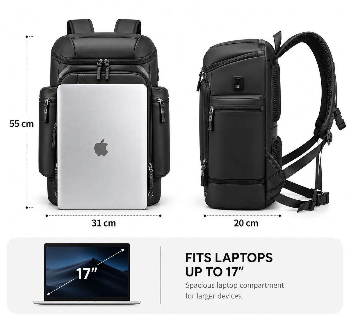 VoyageMax Travel Backpack