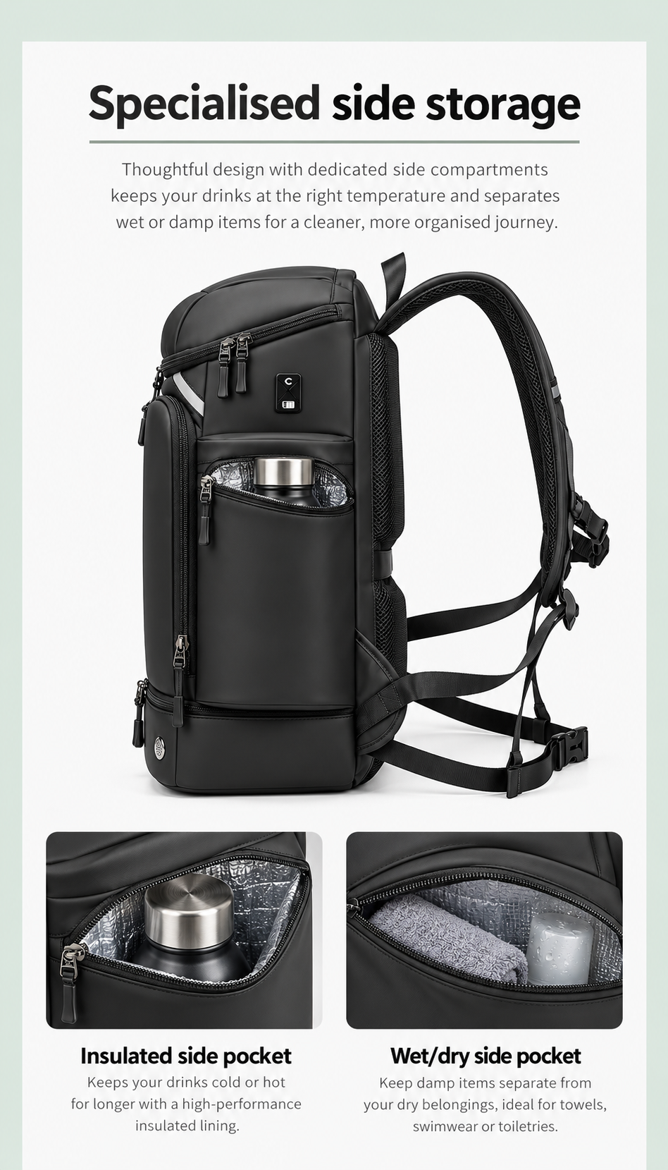 VoyageMax Travel Backpack